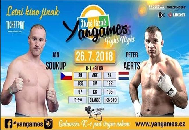 Peter Aerts vecht vandaag in Praag tijdens K-1 toernooi