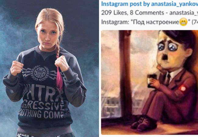 Omstreden MMA vechter met Neonazi banden, Anastasia Yankova geboekt voor Bellator 200
