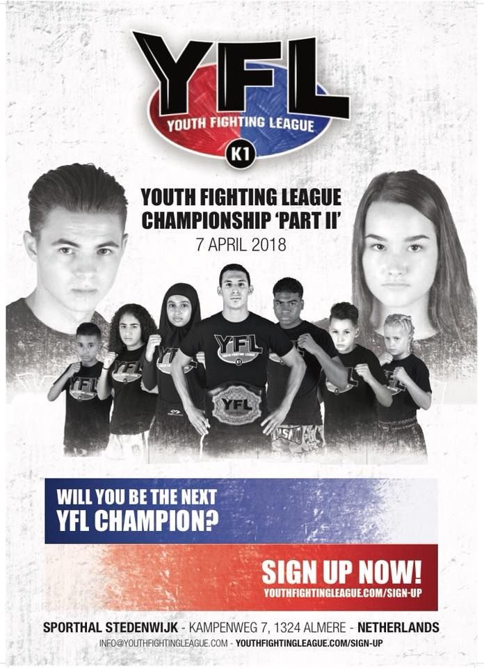 Schrijf je in voor de Youth Fighting League Championship Part 2