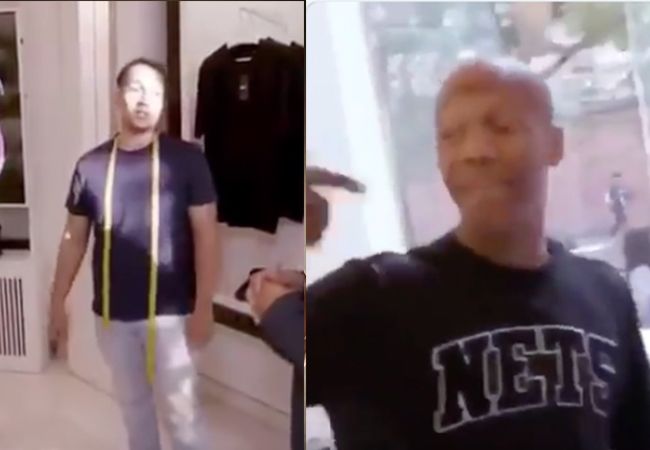 Bokskampioen geeft internet pester koekje van eigen deeg (video)