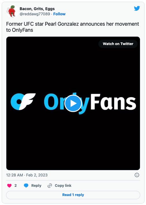 Bovenstaand OnlyFans intro video van Gonzalez