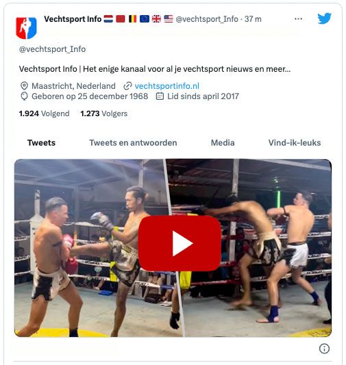 Thaise vechter krijgt pak slaag van Nederlands toptalent Djustin Micael! 'Gameplan werkte'