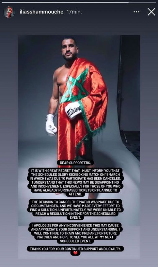 Tarik Khbabez treft nieuwe tegenstander op Glory 84 na afzeggen Kristaps Zīle