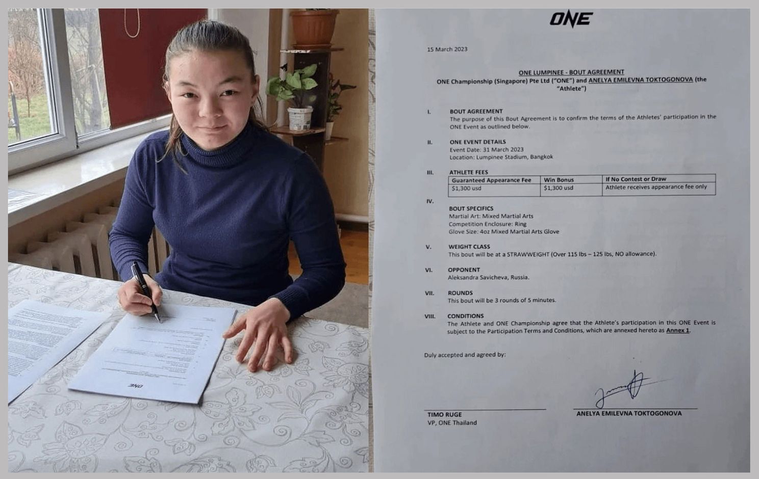 'Wat slecht!' Uitgelekt vechtcontract ONE Championship veroorzaakt rel