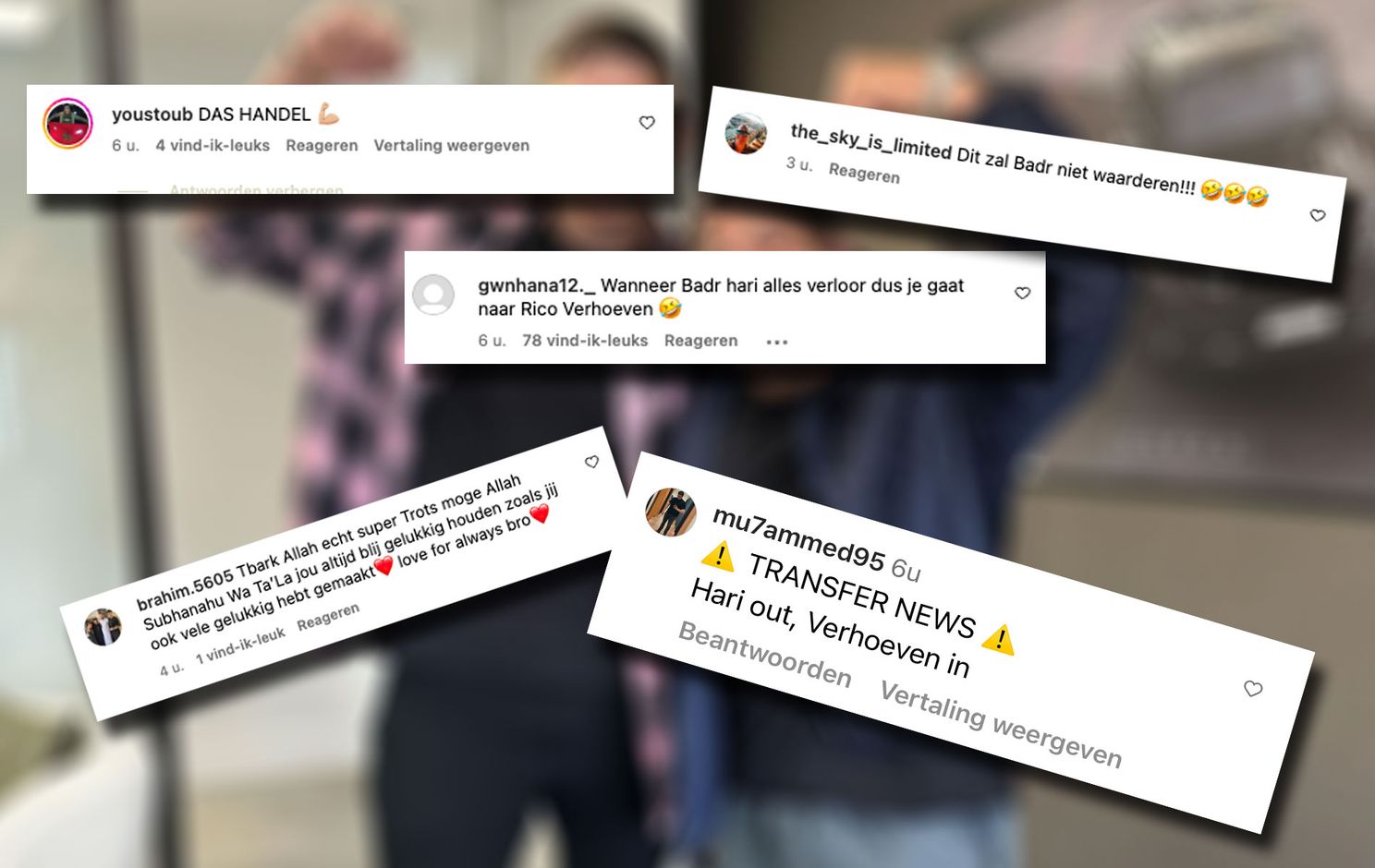 'Transfer Nieuws!' Rico Verhoeven en Mobicep onderwerp van gesprek na Insta post