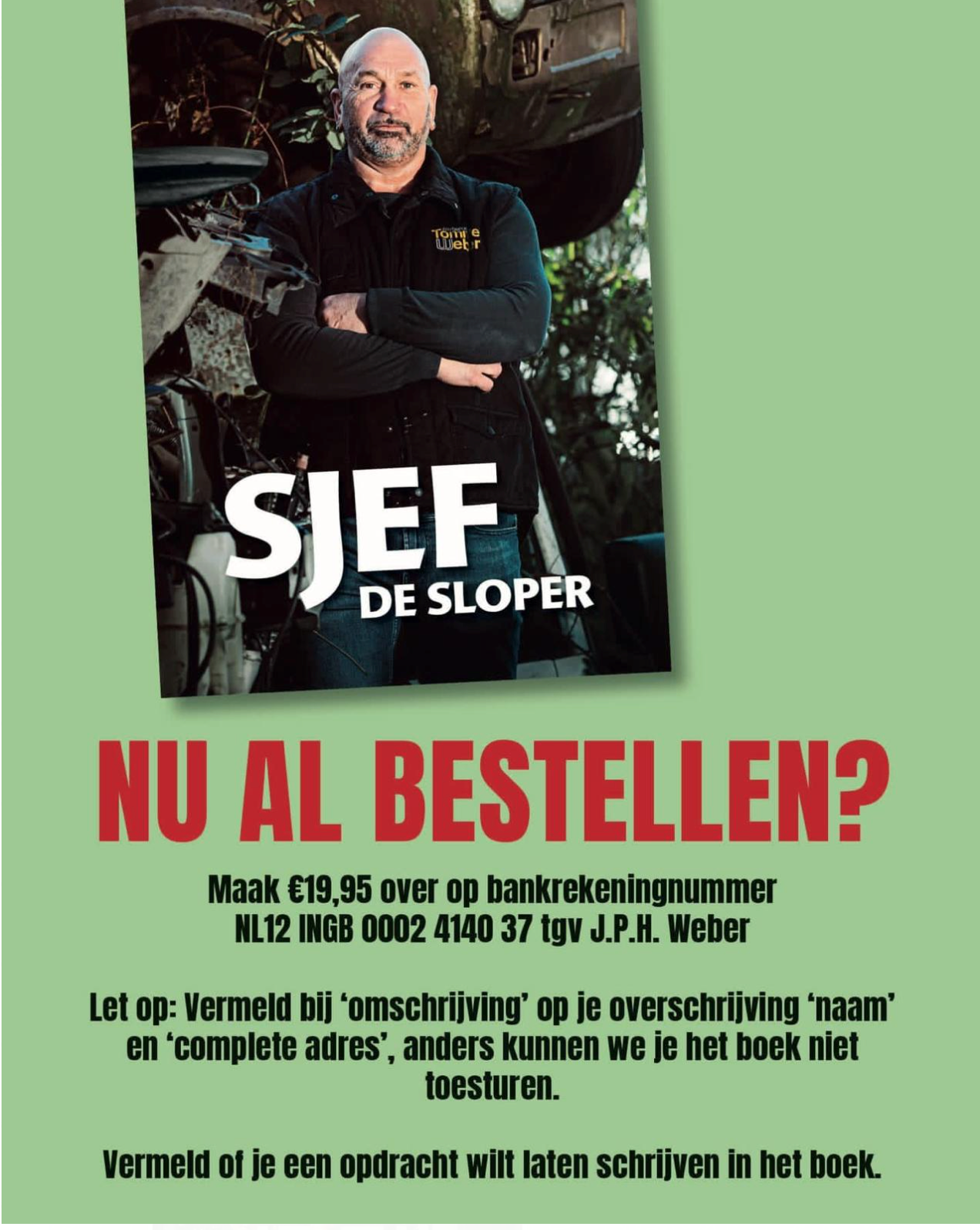 Trainer Nieky Holzken, Sjef Weber doorbreekt taboes in onthullend boek