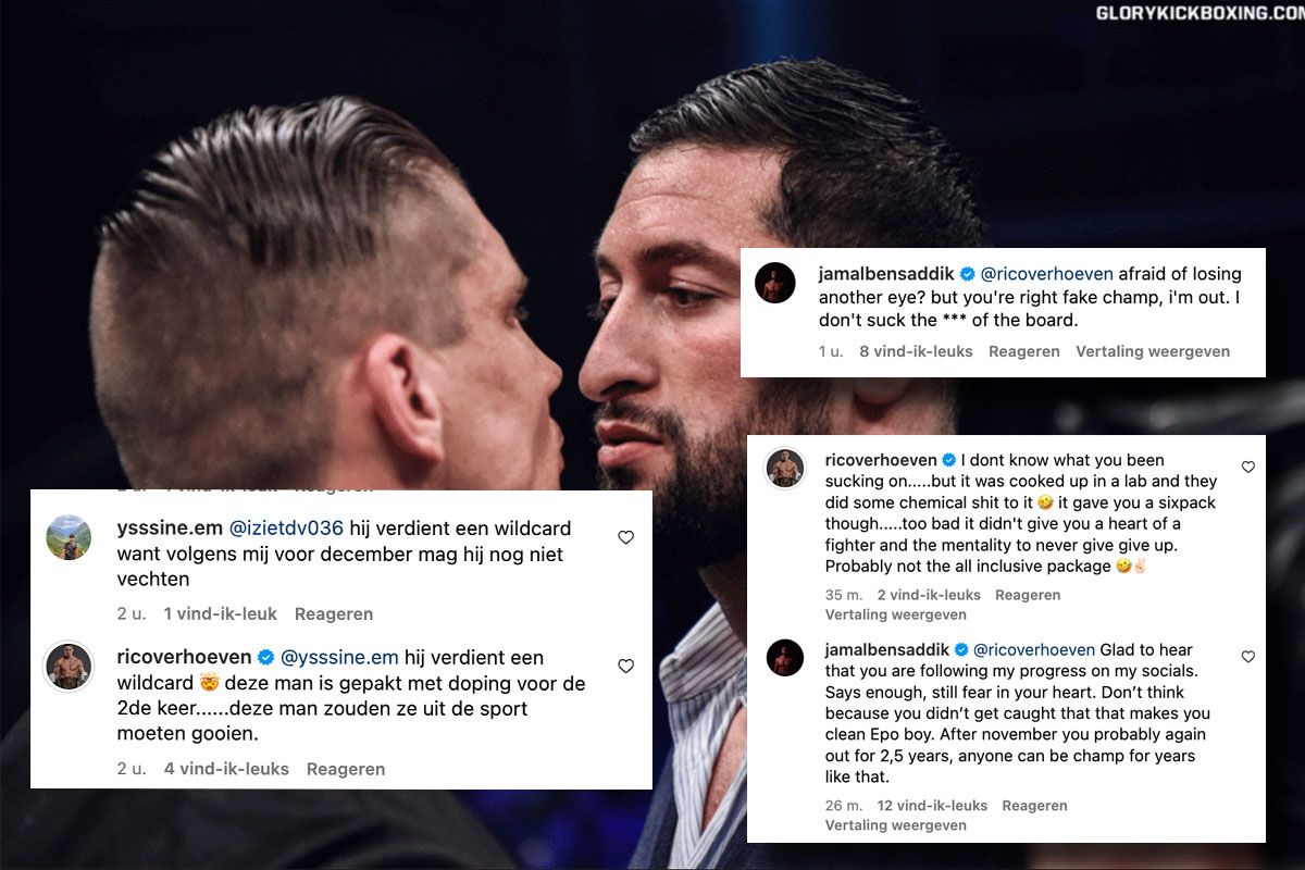 Hevige ruzie tussen Rico Verhoeven en Jamal Ben Saddik! 'Oude vete laait op'
