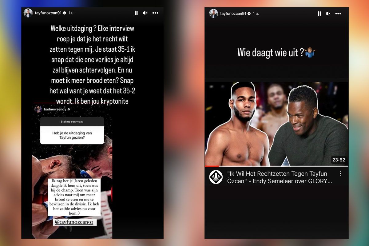 Rematch Tayfun Ozcan vs Endy Semeleer bij Glory in de ring? 'Ik ben jouw Kryptonite'