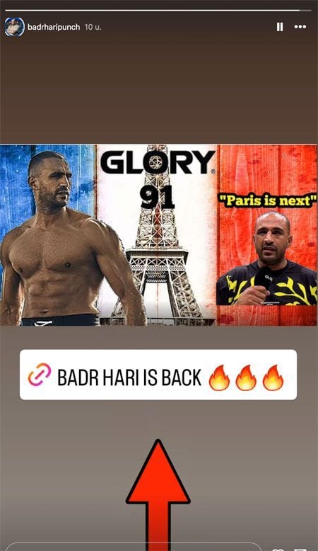 Terugkeer Badr Hari en Jamal Ben Saddik tijdens Glory 91 Parijs?