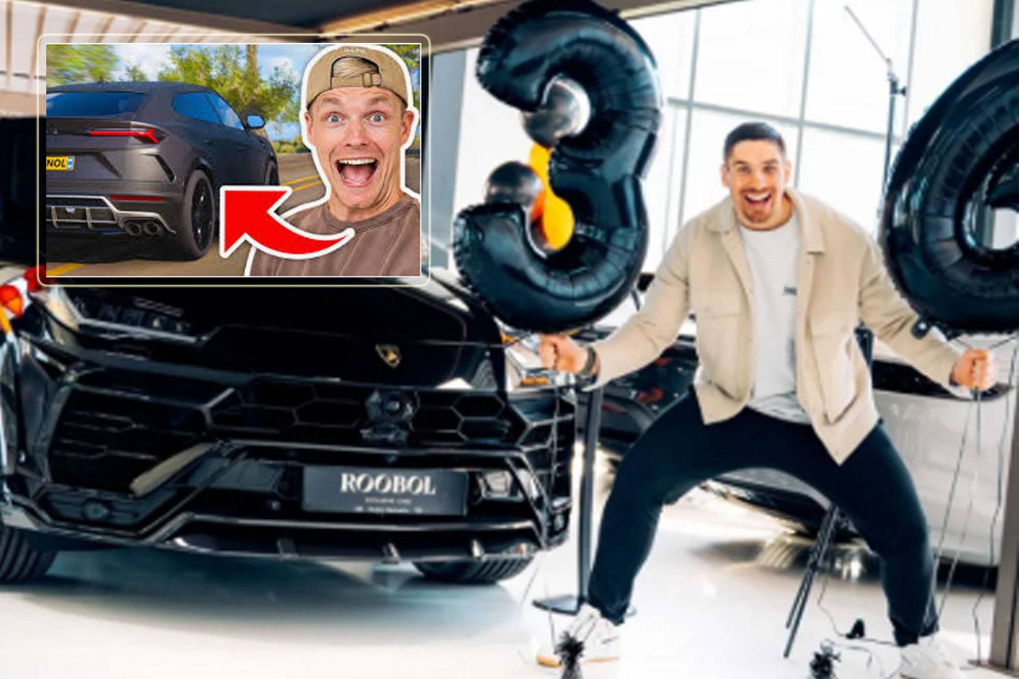 Rico Verhoeven's Lamborghini maakt Enzo Knol's waggie ineens heel normaal