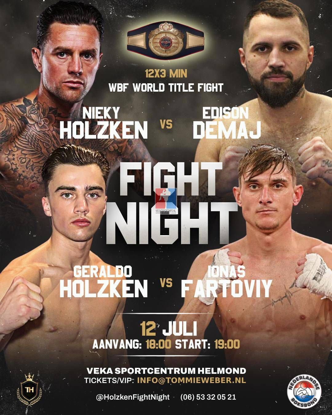 Dit is Nieky Holzken's tegenstander op 12 juli - terug op Nederlandse bodem!