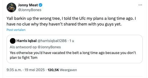 ‘Ik heb de UFC mijn plannen verteld’… Kampioen Jon Jones geeft belangrijke update