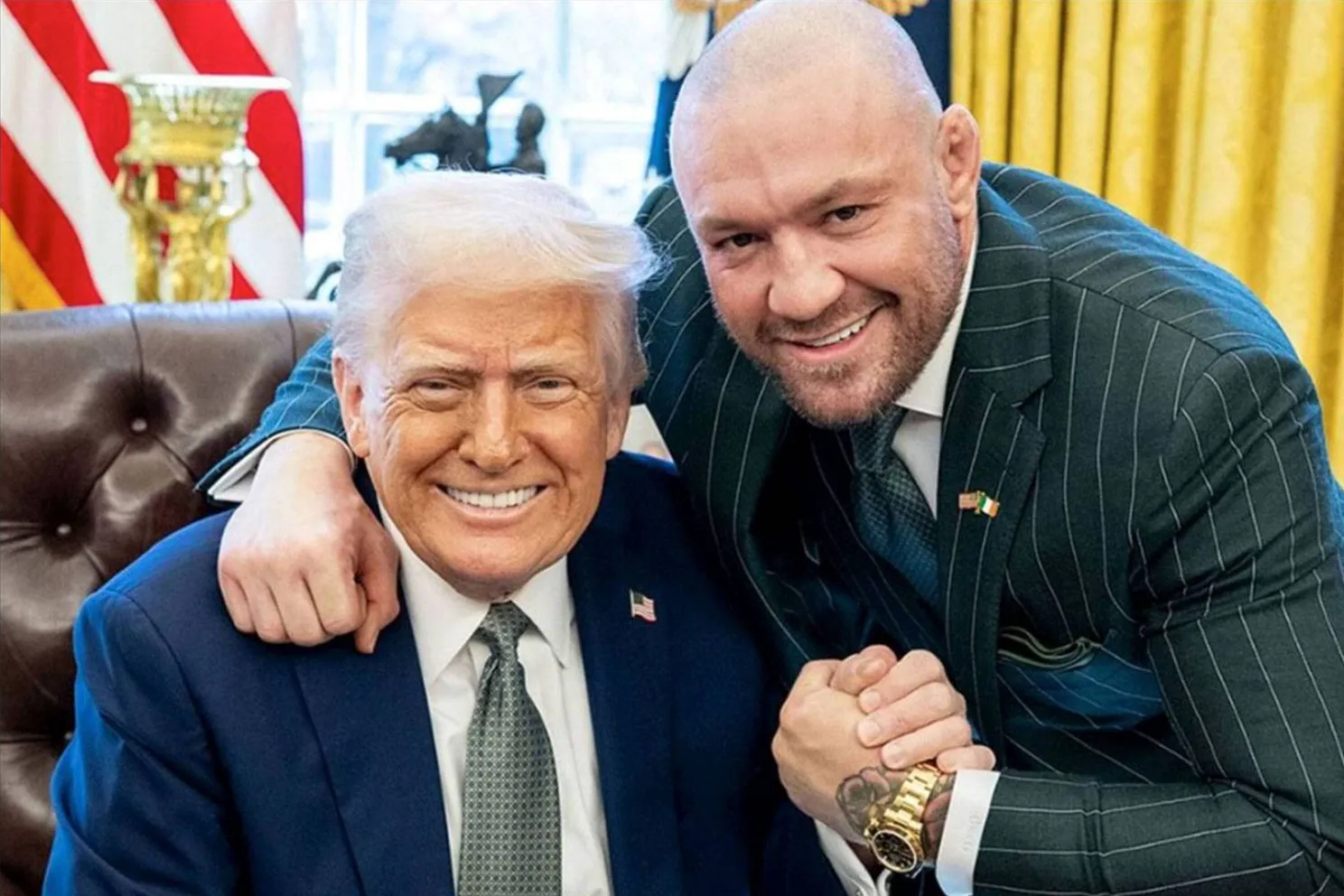 McGregor wil knokken op het Witte Huis bij Trump’s UFC-feest