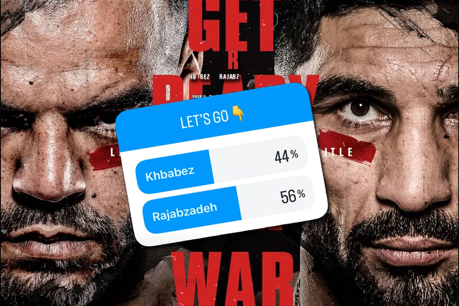 Poll onthult uitslag Khbabez vs Rajabzadeh Glory 104 titelgevecht - wie pakt de titel?