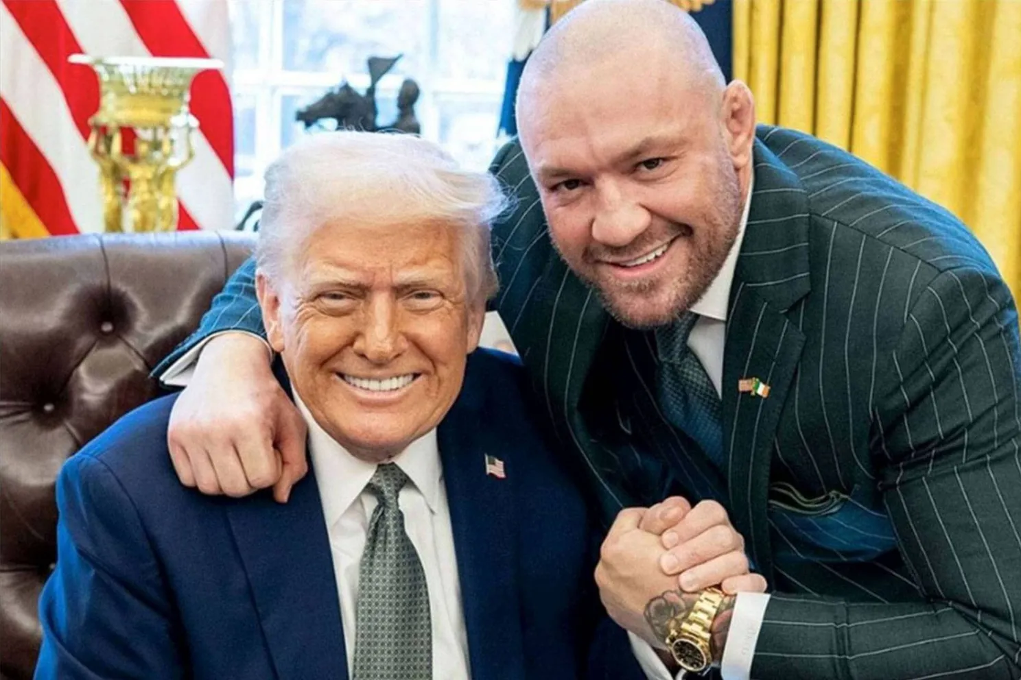 Conor McGregor nodigt Trump uit voor de beste 'COKE' in Dublin – internet ontploft