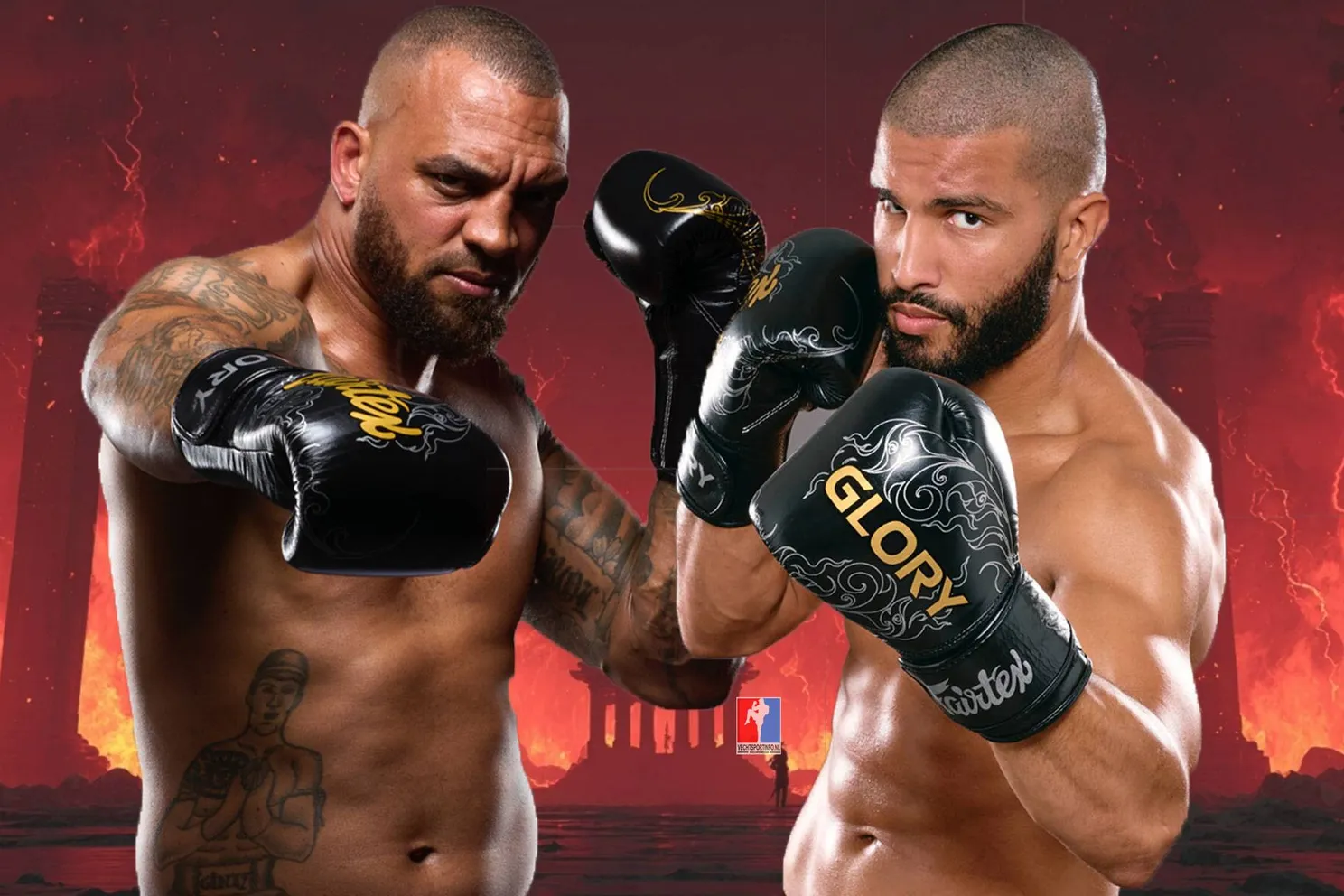 Glory 104 op scherp: Koning vs Amine wordt persoonlijk - social media ontploft