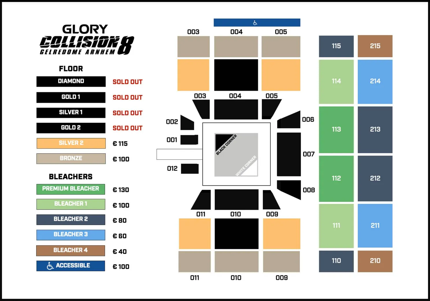 Geen Rico en Jamal, geen show? Glory Collision 8 event heeft het moeilijk!