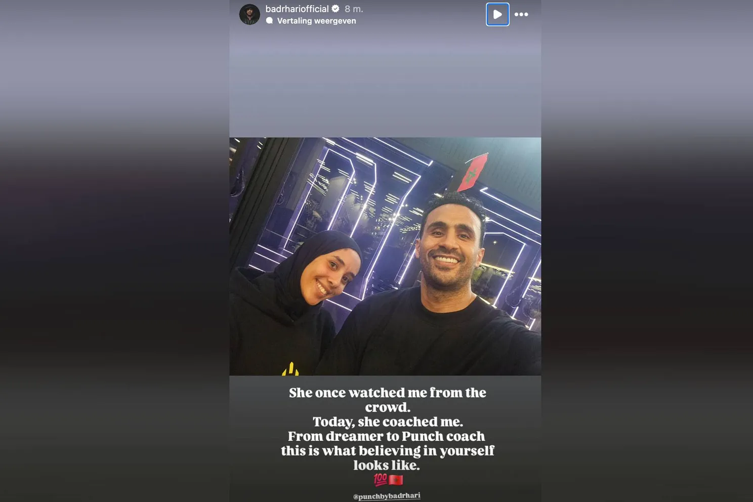 Badr Hari’s bijzondere moment in de sportschool - van fan naar coach