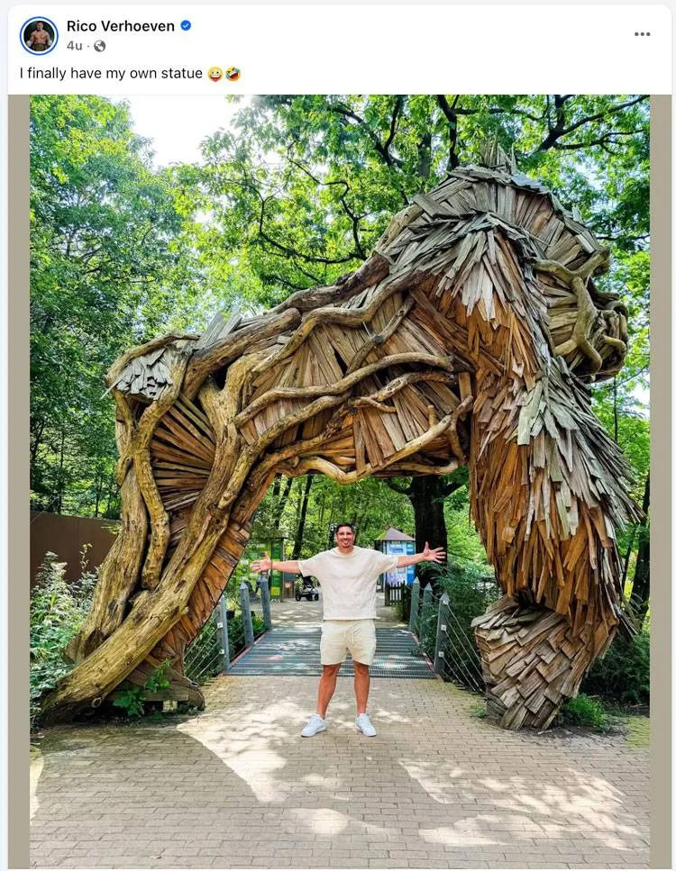 'Rico Verhoeven blijft zichzelf' – grap over standbeeld levert felle reacties op