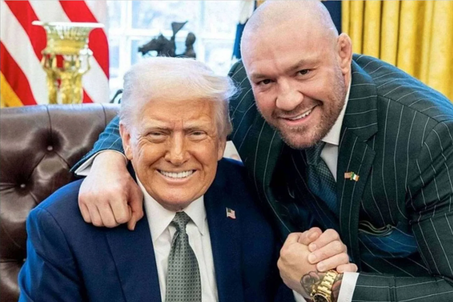 ‘Hij is meer dan een vechter’ – Trump steekt 23 miljoen in Conor McGregor
