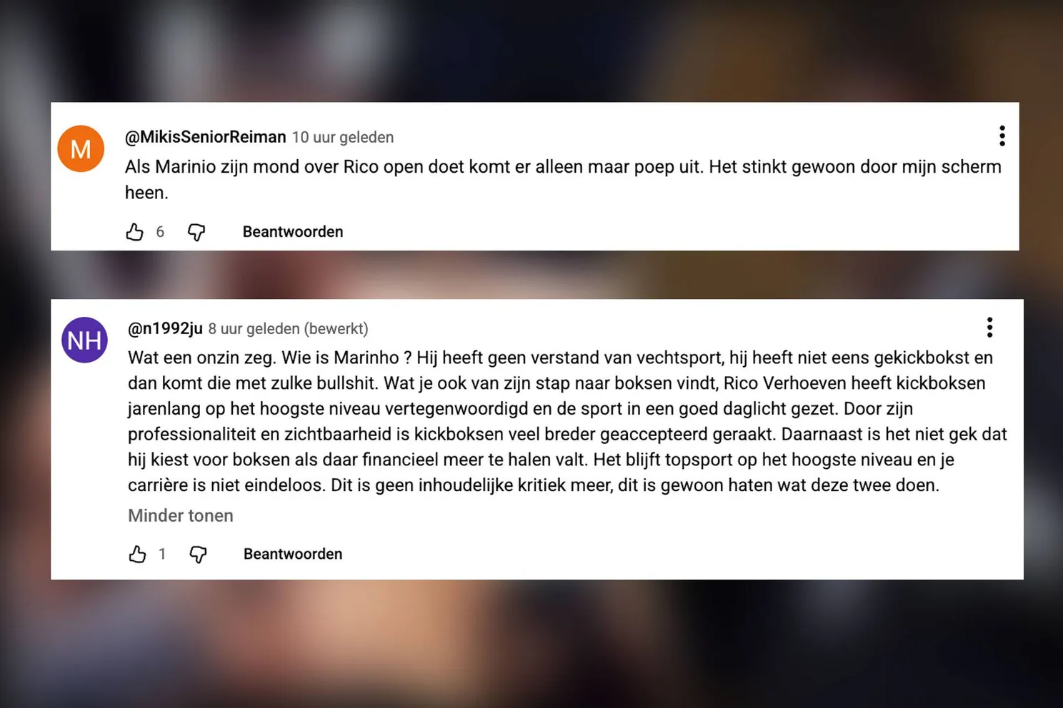 “Rico Verhoeven leeft gratis in hun hoofd” – fans vallen Remy Bonjasky aan na harde kritiek
