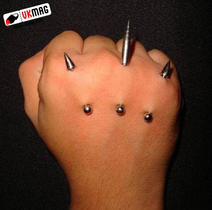 Hand piercing
