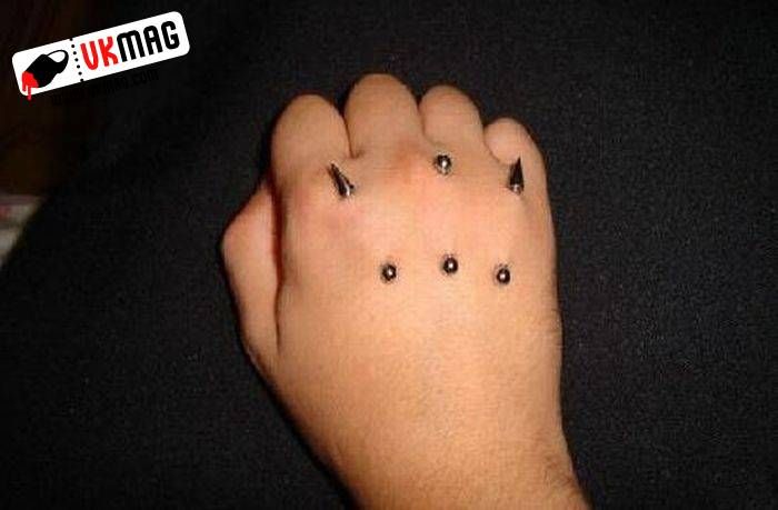 Hand piercing