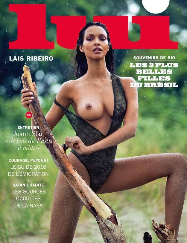 Lais Ribeiro uit de kleding voor Lui Magazine