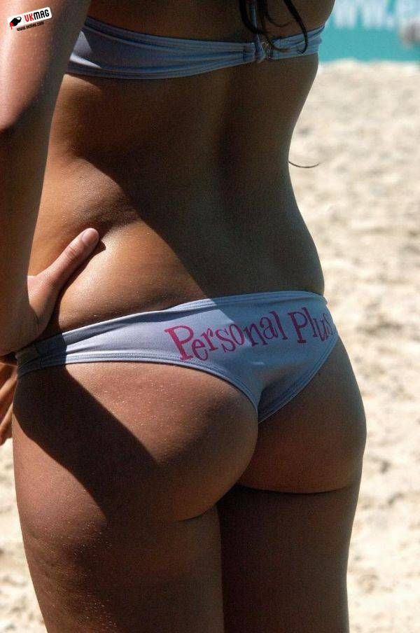 Sexy beach volleyball cheerleaders