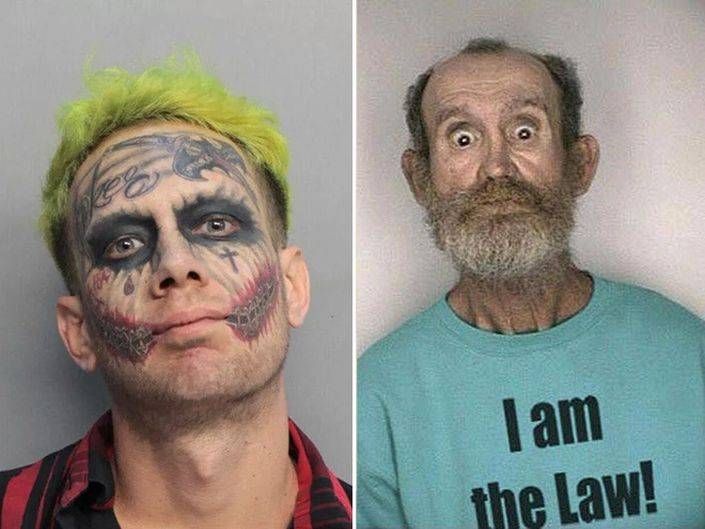 Mega slechte mugshots verzameling