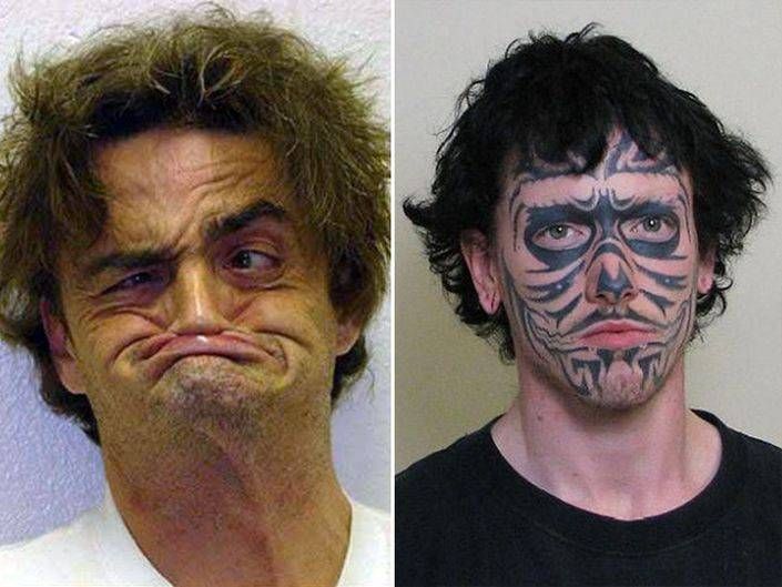 Mega slechte mugshots verzameling