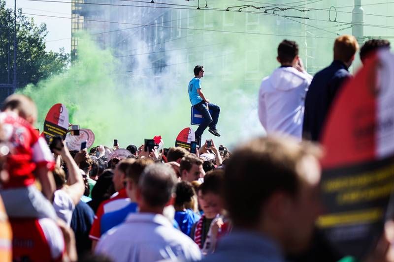 De huldiging van Feyenoord in foto's!
