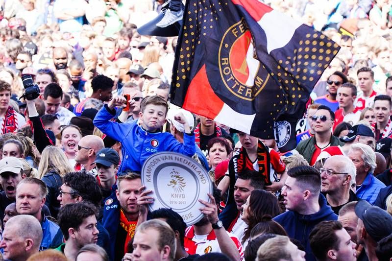 De huldiging van Feyenoord in foto's!