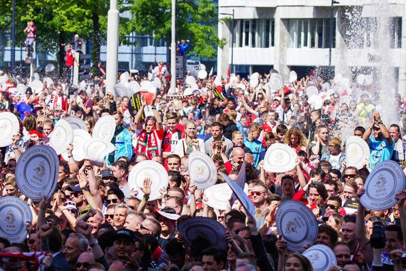 De huldiging van Feyenoord in foto's!