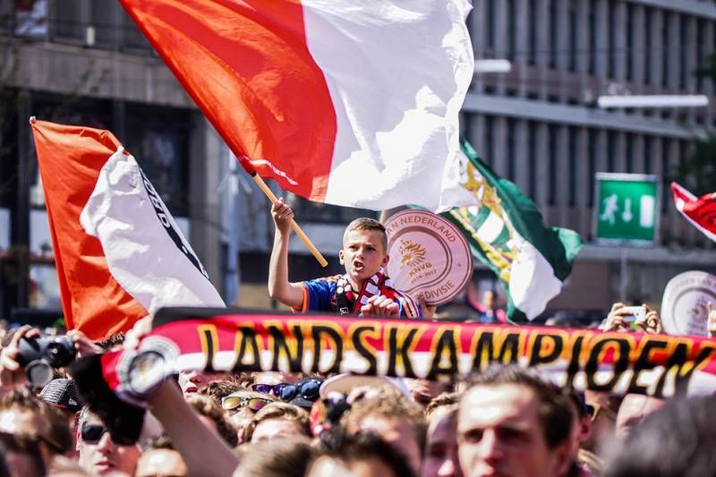 De huldiging van Feyenoord in foto's!