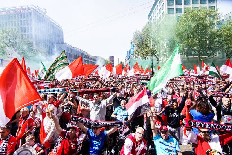 De huldiging van Feyenoord in foto's!