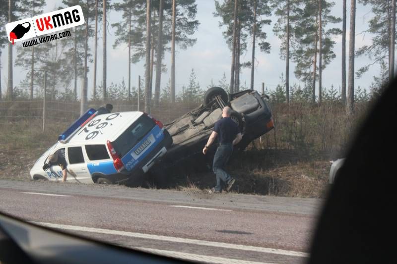 Zo stopt Zweedse Politie een Audi