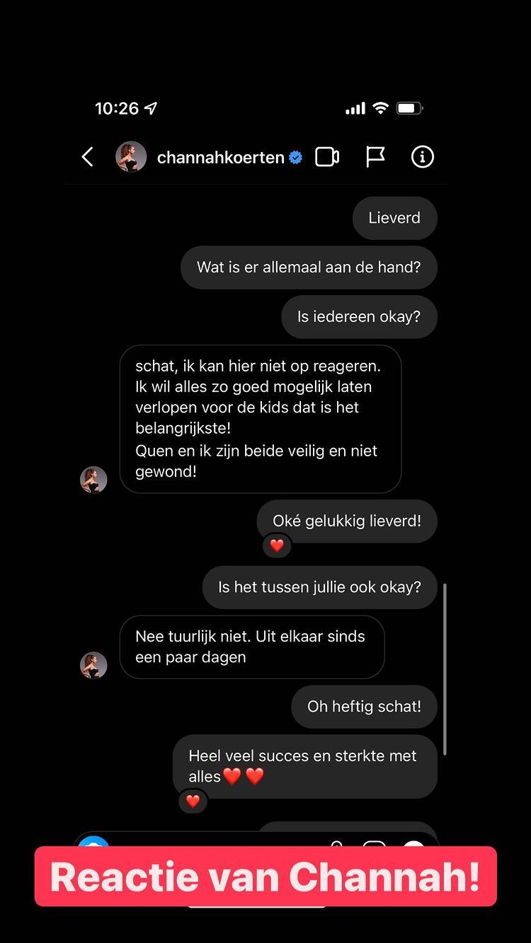 EOTB en Temptation Island VIPS ster Channah rijdt vader van haar kind aan