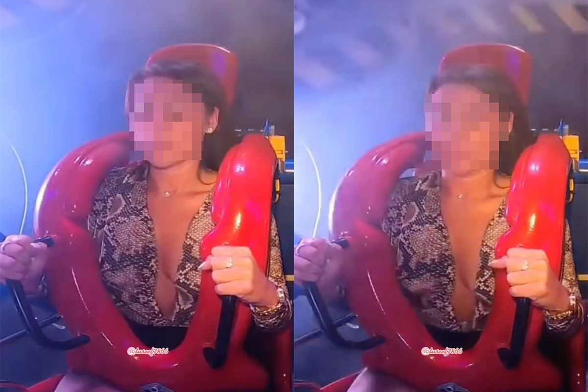 Zo dichtbij, maar toch zo ver weg: Shirtje heeft enorme last van G-krachten in Slingshot