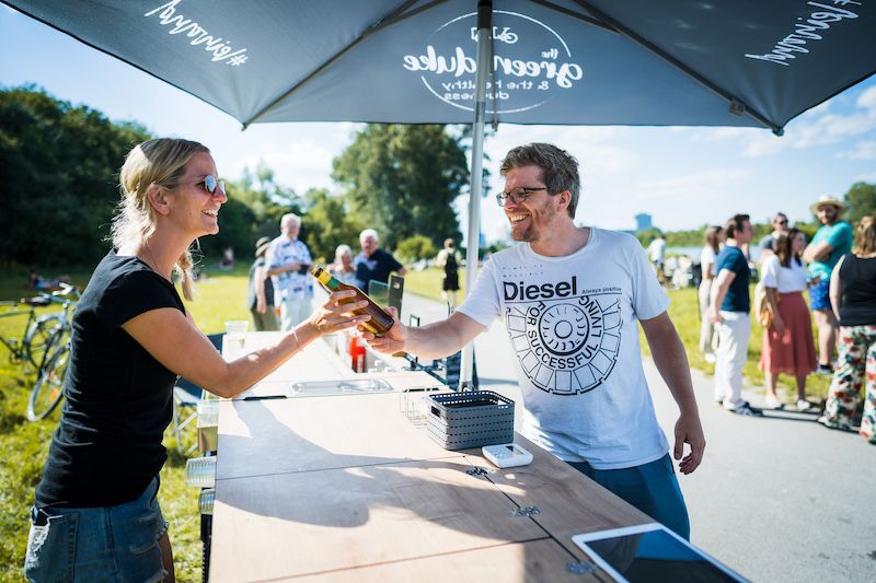 Bar of klein restaurant waar je mee kunt fietsen