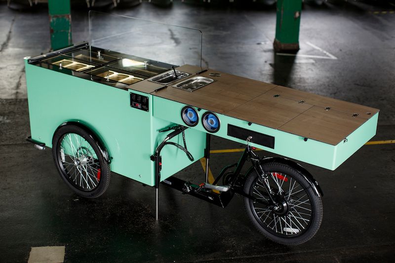 Bar of klein restaurant waar je mee kunt fietsen