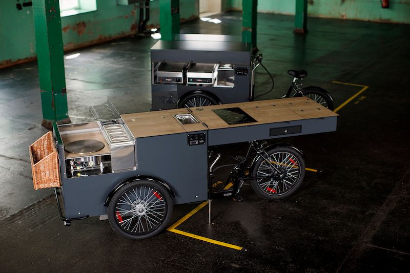 Bar of klein restaurant waar je mee kunt fietsen