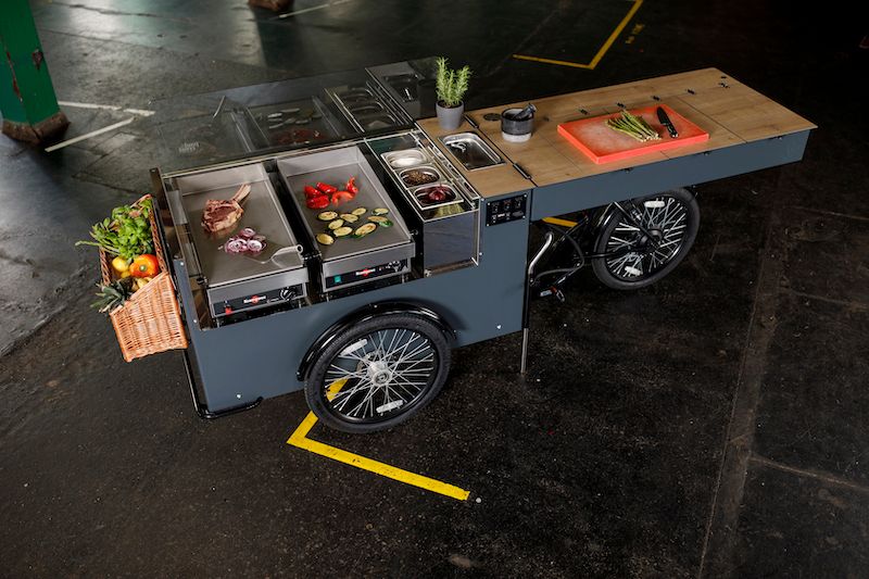 Bar of klein restaurant waar je mee kunt fietsen