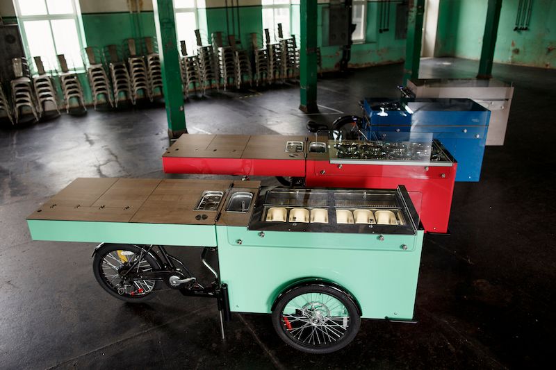 Bar of klein restaurant waar je mee kunt fietsen