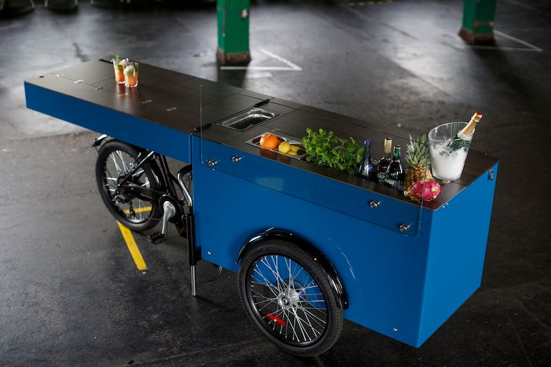 Bar of klein restaurant waar je mee kunt fietsen