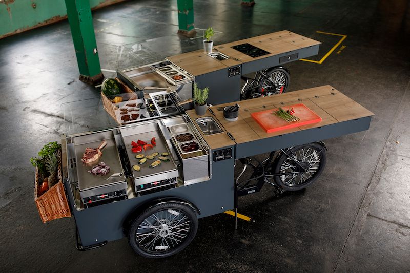 Bar of klein restaurant waar je mee kunt fietsen