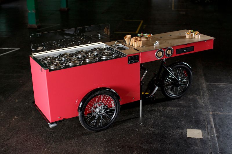 Bar of klein restaurant waar je mee kunt fietsen