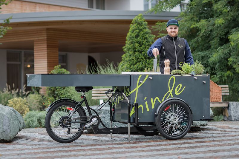 Bar of klein restaurant waar je mee kunt fietsen