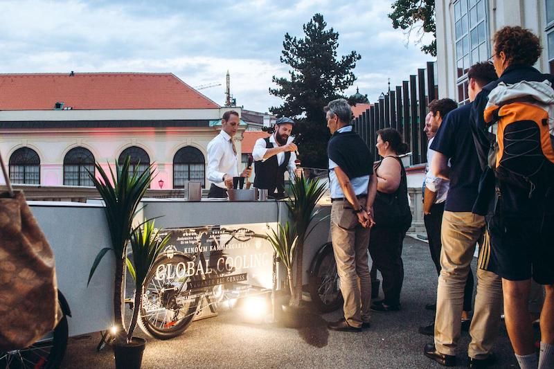 Bar of klein restaurant waar je mee kunt fietsen