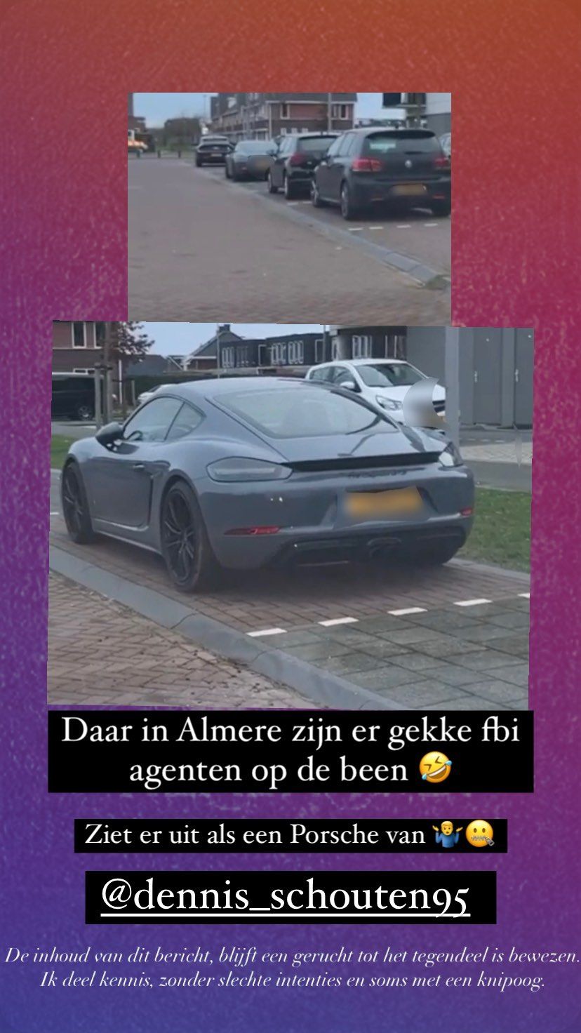 Donaties van Roddelpraat gaan goed: Dennis Schouten schijnt Porsche te hebben gekocht van 84.995 euro